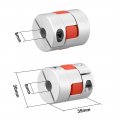 Uxcell Shaft Coupling 8mm To Bore L35xd30 Flexible Coupler Joint For Servo Stepped Motor