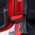 Cherocar Door Limiting Straps For Jeep Wrangler Jk Jku 2007-2018 Load 1000 Lb Red 4pcs Seta