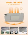 Ocpty Sun Visor Fit For Nissan Murano 2009 2010 2011 2012 2013 2014 With Sunroof Gray Right Passenger Side
