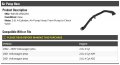Air Pump Hose From To Check Valve Compatible With 2001-2005 Volkswagen Jetta 2 0l 4-cylinder