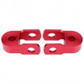 Rear Shock Extender Aramox 2pcs Absorber Riser Universal Motorcycle High Damping Device Thicken Pad Chassis Taper With Screws