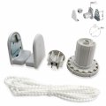 Httmt- 38mm Blinds Bracket Sunshade Roller Curtain Control End Tube Indoor Outdoor P N Et-blind-sa038-7-white