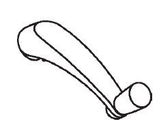 Casement Window Operator Crank Handle White 3 8 In Spline Size Fits Andersen Windows