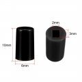 Uxcell 40pcs Tactile Push Button Switch Caps 6x10mm For Micro Black