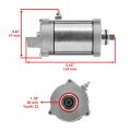 Caltric Starter Fcompatible With Honda Vt1100c Shadow 1100 1985 1986 1987 1988 1989 1990 1991 1992 1993 1994