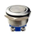 Ulincos Momentary Push Button Switch U19a1 1no Spst Silver Stainless Steel Shell Suitable For 19mm 3 4 Mounting Hole 