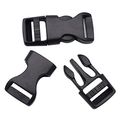 15 Pack 1 2 Inch Mini Buckle Adjustable Webbing Buckles 12mm Flat Side Release For Paracord Bracelet Backpack Straps Pet Collar 