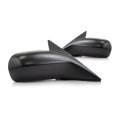 Door Mirror Pair For Honda Civic 2004 2005 Sedan Dx Vp Model Manual Remote Non Heated Textured Black Replaces 76250s5da01 