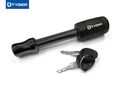 Tyger Solid Black Hitch Pin Lock With Key Fits 5 8inch Holes On 2inch Receiver Load Rating 12000 Lbs 