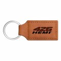 Ipick Image Compatible With Hemi 426 Rectangular Brown Leatherette Key Chain
