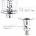 Uxcell Needle Valve Type Oil Cup M8x1 25 Thread 16ml Sight Gravity Drip Feed Oiler