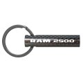 Ram 2500 Logo Black Real Carbon Fiber Custom Designed Tube Style Key Chain