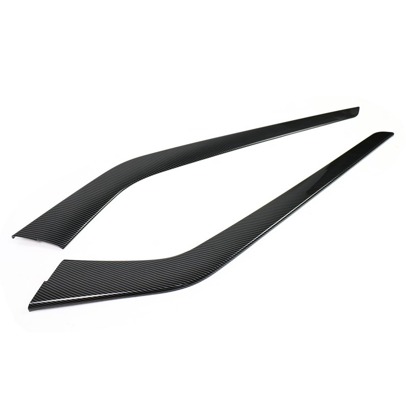 Center Console Box Side Trim Cover For 2021 2023 Tesla Model 3 And Y Carbon Fiber Print Abs Plastic Decorative Panel Protection