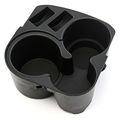 Red Hound Auto Cup Holder W Insert Center Console Black Plastic 2007-2012 For Nissan Altima 