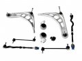 Front Lower Control Arm Ball Joint Tie Rod And Sway Bar Link Kit 8 Piece Compatible With 2001-2006 Bmw 330ci Without Sport