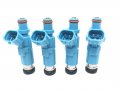 4pc Turbo Fuel Injectors 550cc Fits For Celica Mr2 St205 3sge 3sgte Sw20 St215 Caldina