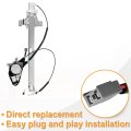 Front Driver Side Power Window Regulator With Motor For 2003-14 Ford E150 E250 1992-02 Econoline Club Wagon 1999-14 E350 Super