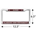 Alabama A M University Alumni Logo Full Size Standard License Plate Metal Frame