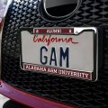 Alabama A M University Alumni Logo Full Size Standard License Plate Metal Frame