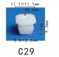 Autobahn88 Front End Instrument Panel Nut Compatible With Gm Oem Pack Of 20