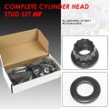 12-point Hex Nut Engine Cylinder Head Studs Assembly Kit For Baja Forester Impreza Legacy Outback 0t 5t 2 5l 96-11