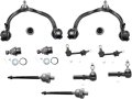 Front Upper Control Arm Ball Joint Tie Rod And Sway Bar Link Kit 10 Piece For 2002-2003 Ford F-150 Fits From 3 18 2002 Up To 11 