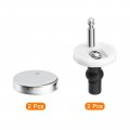 Uxcell 2 Set Toilet Seat Hinge Fixings Bolt Screws With 47mm 1 85 Base For Fix Expanding Rubber Top Nuts