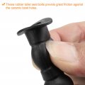 Uxcell 2 Set Toilet Seat Hinge Fixings Bolt Screws With 47mm 1 85 Base For Fix Expanding Rubber Top Nuts