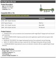Front Right Passenger Side Sway Bar Link Compatible With 2005-2021 Toyota Tacoma