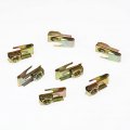 Car Stainless Steel U-clips Zcargel 75pcs Nut Mounting Clip U-type Screw Base Fasteners License Plate Clip For Auto Fender