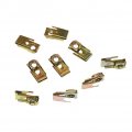 Car Stainless Steel U-clips Zcargel 75pcs Nut Mounting Clip U-type Screw Base Fasteners License Plate Clip For Auto Fender
