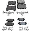 Brake Pads For Hyundai Genesis 2009 Front And Rear 4 Wheel Set Rwd Replacement 583024du02 581013ma10 Surestop Pro Line Series 