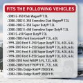 Replacement Electric Vacuum Pump Compatible With Ford Vehicles F250 F350 F450 Super Duty 6 0l 7 3l 6 4l 2003-2004 Ram 2500 3500