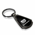 Ipick Image Made Black Dome Shinning Dark Gunmetal Metal Teardrop Key Chain With Logo For Jeep Cherokee