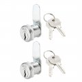 Uxcell Cam Lock 13 16 Cylinder Length With No 4 Screw-on Type Cabinet Locks Keyed Different 2pcs