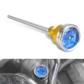 Nicecnc Gold Oil Temperature Thermometer Dipstick Engine Replacement For Suzuki Drz400 Drz400e Drz400s Drz400sm 2000-2024 See