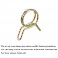 Uxcell Double Wire Spring Hose Clamp 20pcs 65mn Steel 9mm Inner Dia Fit 9 7mm-10 5mm Od Fuel Line Silicone Tube Clips Color