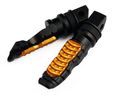 1 Universal Motorcycle Metal Passenger Rear Foot Peg Pedal 8mm Hole For Honda Cbr1100xx