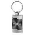 Dodge Challenger Black Spun Brushed Key Chain
