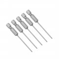 Uxcell 5 Pcs 1 6mm Ph00 Magnetic Phillips Screwdriver Bits 4 Inch Hex Shank 2 56-inch Length S2 Power Tool