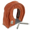Auto Dynasty T25 T28 Stainless Steel Knitted Mesh Turbocharger Heat Shield Wrap Blanket Red 