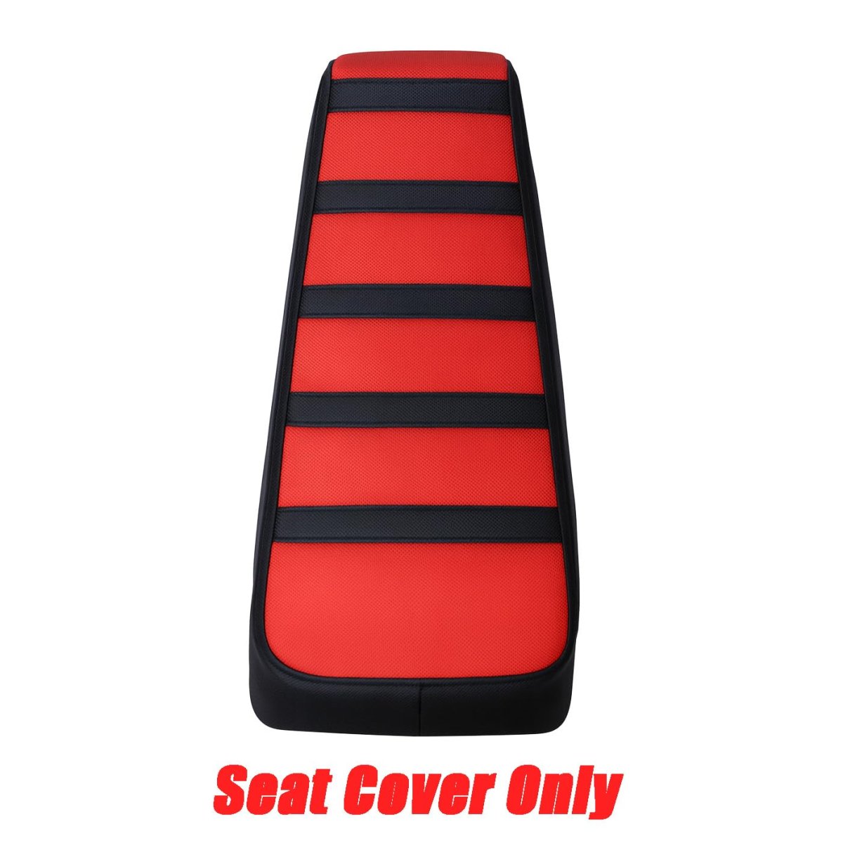 Red Ribbed Mini Bike Seat Cover Gripper Soft Cushion Replacement For Monster Mega Moto Mmb80 80cc Mmb105 105cc And Coleman