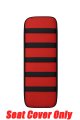 Red Ribbed Mini Bike Seat Cover Gripper Soft Cushion Replacement For Monster Mega Moto Mmb80 80cc Mmb105 105cc And Coleman