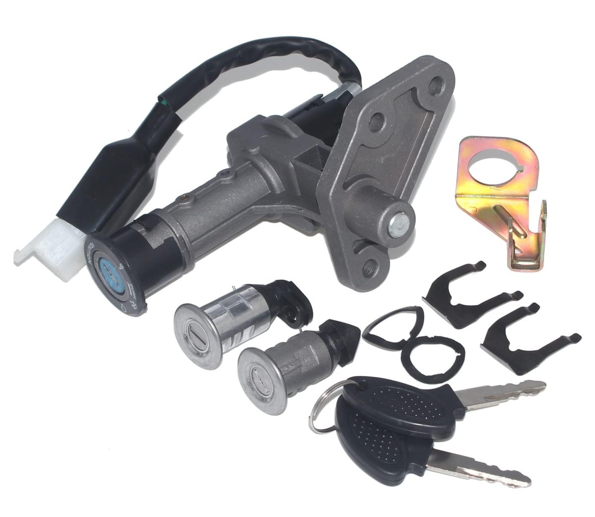 Gy6 150cc Ignition Switch Key Lock Set 4 Wire For Chinese Scooter Moped Taotao Jonway Roketa Tank And Other Models