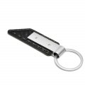 Ford F150 Platinum Carbon Fiber Texture Black Pu Leather Strap Key Chain 