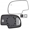 Ocpty Driver Side Mirror Glass Smooth Heating Replacement For 2003-2006 Cadillac Escalade Esv 2002-2006 Chevrolet Avalanche