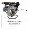 1pz P24-ca2 Pd24j Carburetor Carb Intake Manifold Kit Replacement For 4-stroke Gy6 125cc 150cc Atv Engines Electric Choke