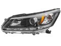 Left Driver Side Halogen Headlight Assembly For 2013-2015 Honda Accord Ex-l Sedan 3 5l V6 