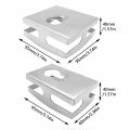 2 Pack Portable Milling Cutter Hole Opener Tools For Electrical Box Drywall Outlet Cutout Woodworking Cutting Saw Oscillating