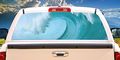 Wave Rear Window Graphicsurfer Waves Truck Surf View Thru Vinyl 